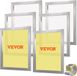 Vevor 6 Stuks Aluminium Schermframe Zeefdrukpers 20"X24", Zeefdrukmachine-Accessoires 160 Mesh, Zuurbestendig en Niet-Vervormbaar voor Kussensloop, Stof, Papier, Kopieerpapier, enz