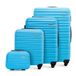 WITTCHEN GROOVE Line Set van 4 koffers Kofferset make-uptas Blauw