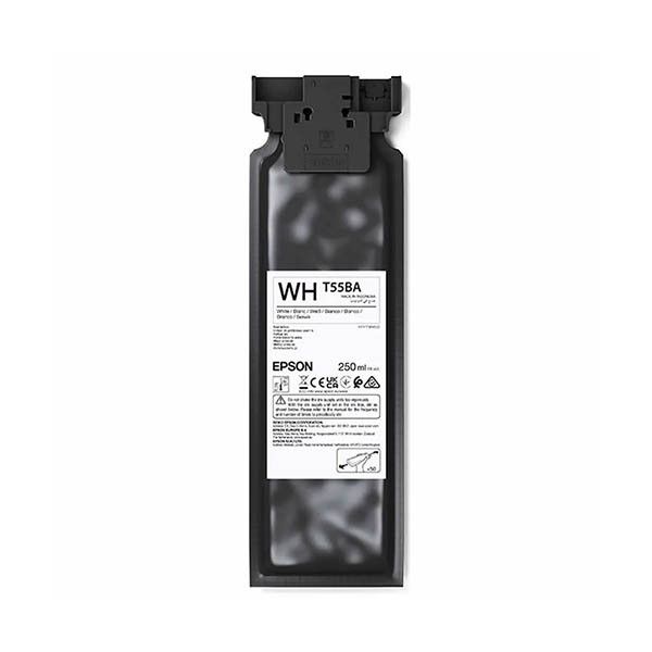 Epson T55BA inktcartridge wit (origineel)
