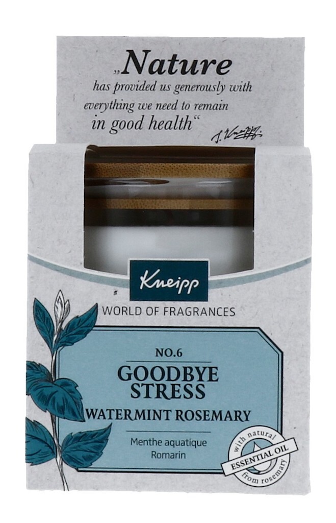 Kneipp Goodbye Stress Geurkaars Watermint-Rosemary