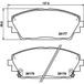 Textar Kit de plaquettes de frein, frein à disque 2617701 Mazda BCYA3328Z