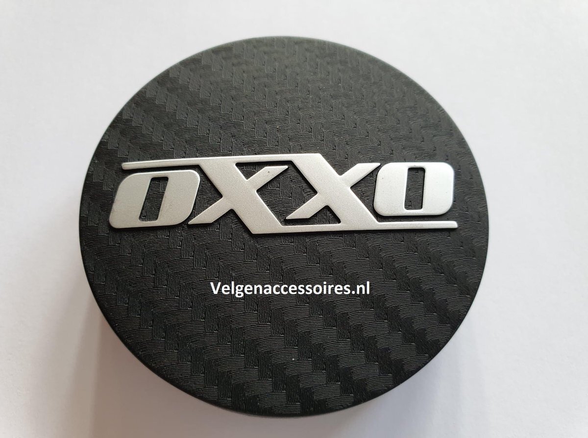 Oxxo Naafdoppen 60mm XC600X-3D-1-GB-CM zwart Carbon