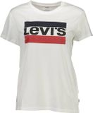 Levi's Witte katoenen tops en T-shirt voor dames