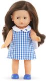 Corolle Mini Corolline Romy babypop met blauw geruite jurk