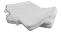 Gözze - Washandschoenenset, 4-delige set, Berlijn, 100% katoen, 17 x 24 cm - wit