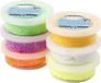 Creativ Company Knutsel Foam Clay klei - 18x potjes - diverse kleuren - 14 gram - boetseerklei