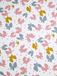 Vertbaudet Kinderhoeslaken FLADDEREND roze met print