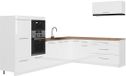 Vicco Hoekkeuken Fame-Line, Wit Hoogglans/Wit, 327 x 227 cm