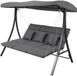 In And Outdoormatch Schommelbank - 200x114,5x168 cm - Staal - Olefin - Textileen