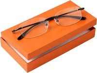Silac - 7097 - Randloze Leesbril - Metaal - Rechthoekig - Transparant - +2.00