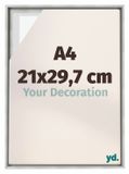 yd. Cadre photo 21x29,7 cm Argent Mat - Cadre pour toile - MDF Lyon