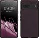 kwmobile telefoonhoesje geschikt voor Google Pixel 7 - Back cover in metallic braam
