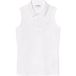 Lacoste Polo slim fit femme blanc, uni