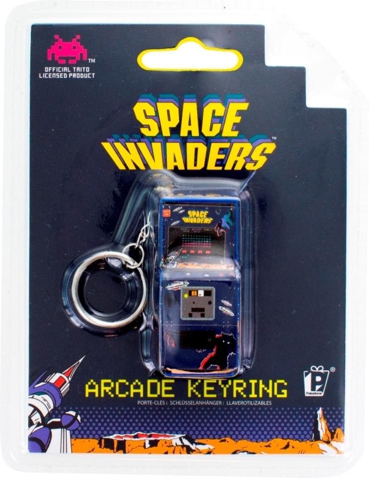 Paladone Space Invaders 3 D Key Ring Arcade Machine 6 cm