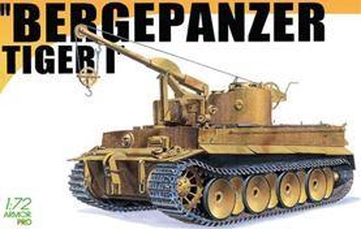 Dragon - Bergepanzer Tiger I W/zimmerit 1:72 (?/20) * - DRA7210