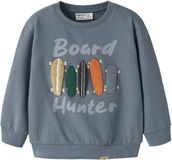 NAME IT - NMMNIEL LS NREG SWEAT BRU - Jongens - Sweaters - Blue Mirage - Maat 104