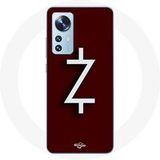 Maniacase Hoesje voor Xiaomi Mi 12 / 12X Ozark Seizoen 4 Z Logo Wit Rode Achtergrond