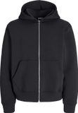 JACK&JONES JCOCOVER SCUBA SWEAT ZIP HOOD SN Heren Zwart XL