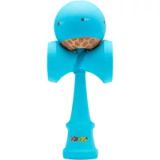 KROM Kendama Kolor bleu - Kendama avec revêtement en caoutchouc, forme 2GOOD, Ken en érable et Tama en hêtre