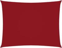 vidaXL Zonnescherm rechthoekig 3x4,5 m oxford stof rood