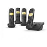Gigaset A270A Quattro - Draadloze telefoon met antwoordapparaat - Zwart
