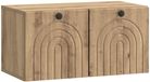 vidaXL Wandmontage TV-kast 59,5 x 31 x 30 cm Artisanaal eiken