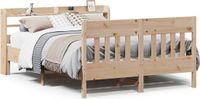 vidaXL Bedframe massief grenenhout 160x200 cm