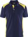 Blåkl äder Blaklader Poloshirt piqué 3324-1050 - Marine/High Vis Geel - S