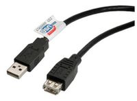 ITB 0.8m USB2.0 USB-kabel Zwart