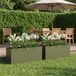 vidaXL Plantenbak 2 st Olijfgroen 80 x 40 x 40 cm Koudgewalst staal