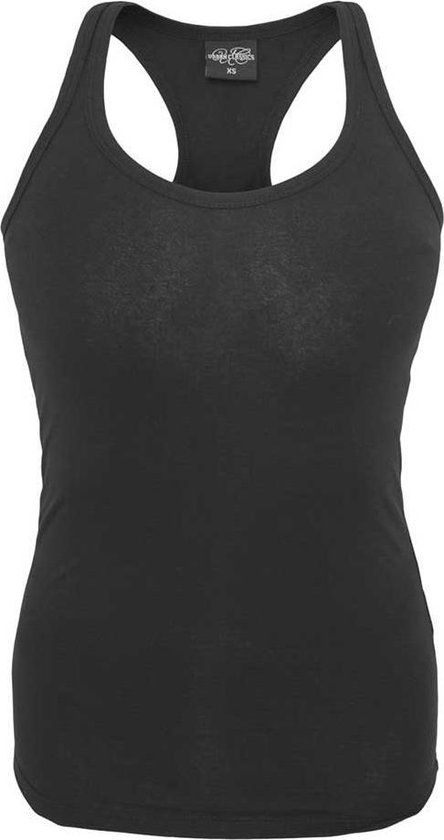Urban Classics Jersey Dames Top - zwart - XS