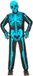 Widmann SRL Neon skelet kostuum Fleur kind - Blauw - Maat 128