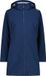 CMP Dames Parka met Rits en Capuchon Blauw Fleece Maat 44