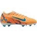 Nike Air Zoom Mercurial Vapor 16 Pro FG Mbappé Personal Edition - Melon/Neo Turquoise/Vert Enfant - Natuurlijk gras (FG), schoenmaat 33½