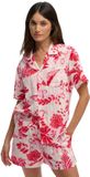 Superdry Beach Printed Overhemd Met Korte Mouwen Wit L Vrouw