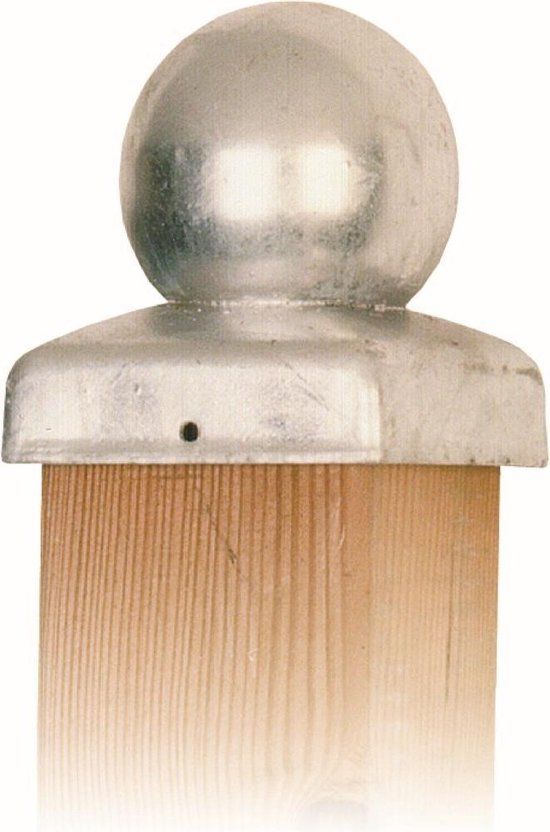 Merkloos Wemekamp Paal-ornament bol verzinkt 91x91mm