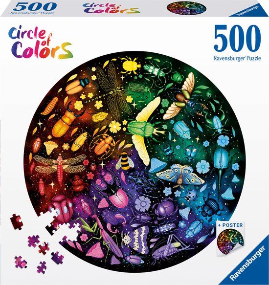 Ravensburger Circle of Colors Insects - 500 Piece Puzzle