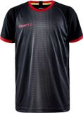 Craft Progress 2.0 Graphic Shirt Korte Mouw Kinderen - Zwart / Rood