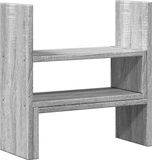 vidaXL Bureau organiser 40x17x41 cm bewerkt hout grijs sonoma eiken