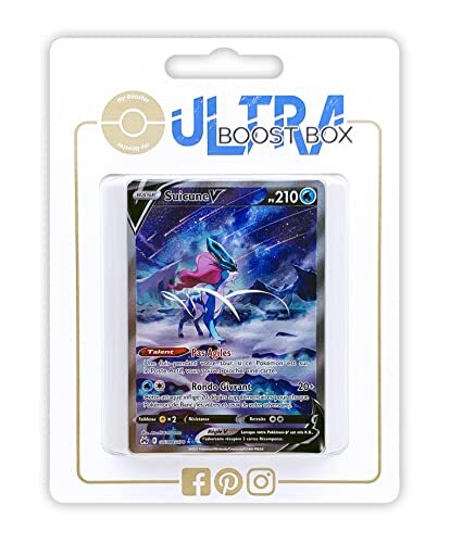 my-booster Suicune V GG38/GG70 Shiny Alternative Full Art - Myboost X Epée et Bouclier 12.5 Zénith Suprême - Doos met 10 Franse Pokemon kaarten