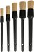 FX Tools Set de pinceaux 5 pièces - pinceaux ronds - 5 tailles - Noir