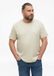 s.Oliver T-shirt Beige Coton Col rond Manches courtes 5XL