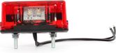 WAS led kentekenverlichting wit 12/24 volt 2x led
