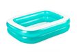 Bestway Opblaasbaar Zwembad - Rechthoekig - 201 x 150 x 51 cm - 450L - Blauw/Wit