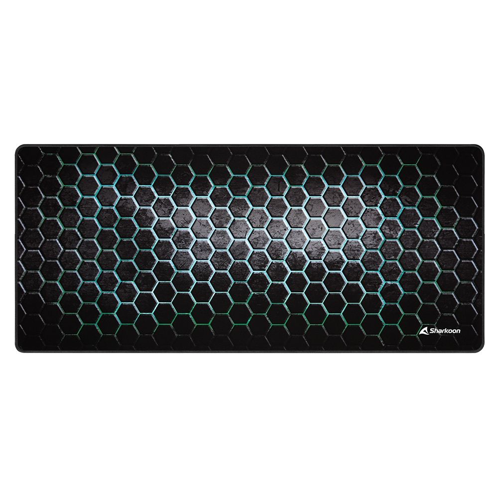 Sharkoon SKILLER SGP30 Muismat Zwart/Groen 90x40cm