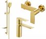 Mexen Zero DF62 ensemble de douche, or - 71104DF62-50