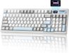 YUNZII IF99 - Draadloos Mechanisch Gaming Toetsenbord - 98% Layout - Display - RGB - Hot-Swap - Bluetooth/2.4 GHz/USB-C - Gasket Mount - Programmeerbaar - Wit