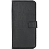 Selencia Echt Lederen Booktype iPhone 11 Pro Max hoesje - Zwart