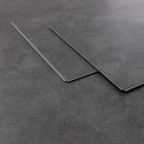 ML-Design Vinylvloer met kliksysteem, 50 stuks, belastingsklasse 34, 61 x 30,5 cm x 4,2 mm, 9,3 m², PVC, donkergrijs cementkleurig, vloerbedekking met betonlook