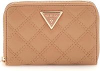 GUESS Giully Zip Around Wallet Beige Lichtbruin